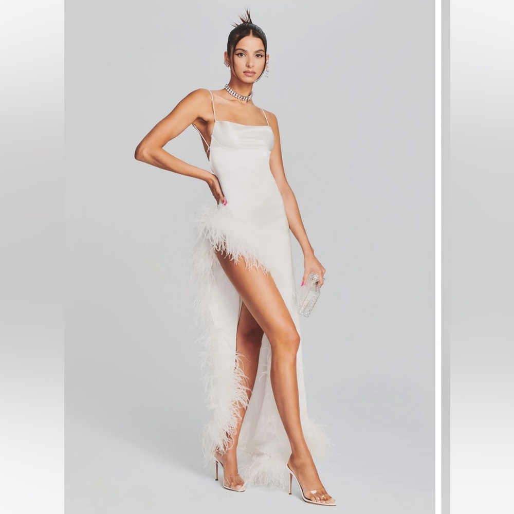 Retrofete Priscilla Feather Dress - Revolve